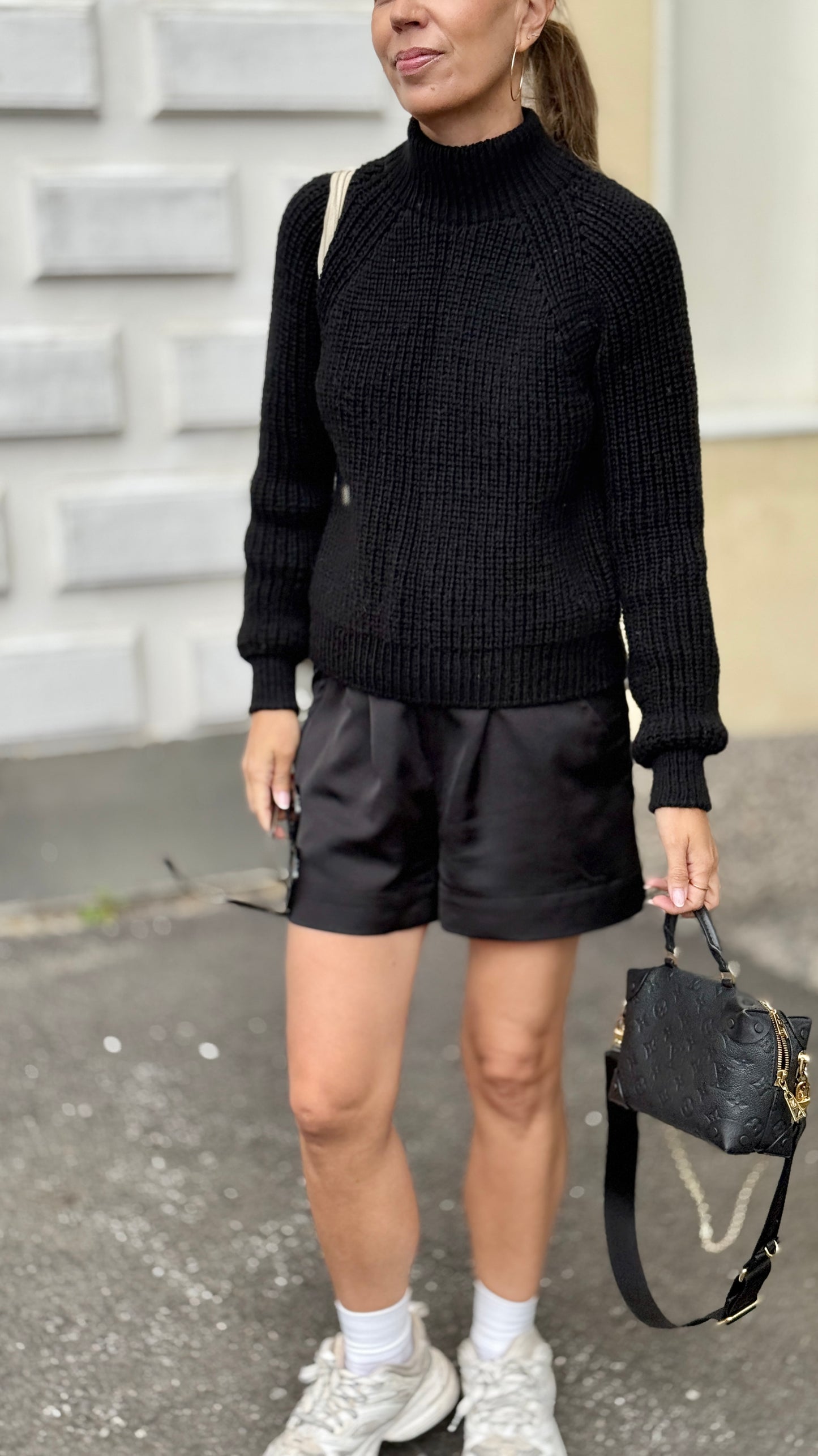 Slim Fit Rib Knit Sweater