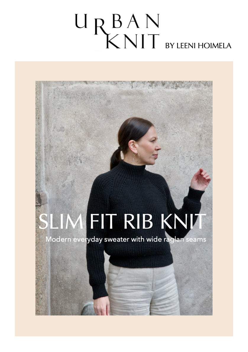 Slim Fit Rib Knit Sweater
